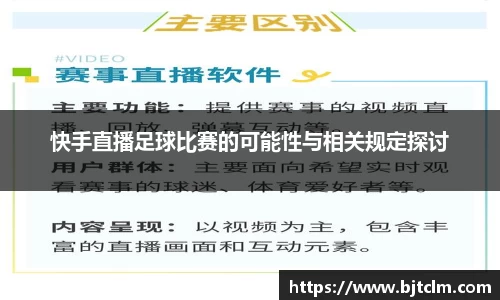 快手直播足球比赛的可能性与相关规定探讨